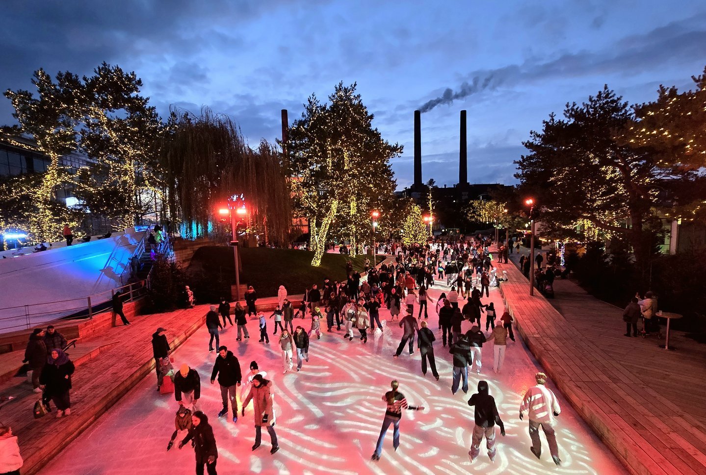Winterzauber Autostadt Wolfsburg Eisdisco
