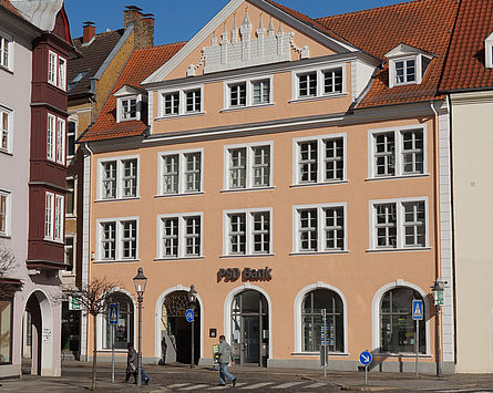Am Braunschweiger Altstadtmarkt liegt der PSD-Hauptsitz