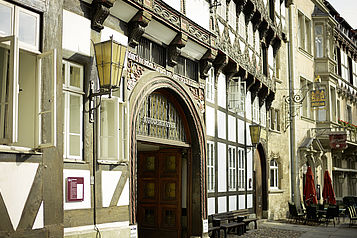 Fachwerkhaus Huneborstelsches Haus auf dem Burgplatz in Braunschweig