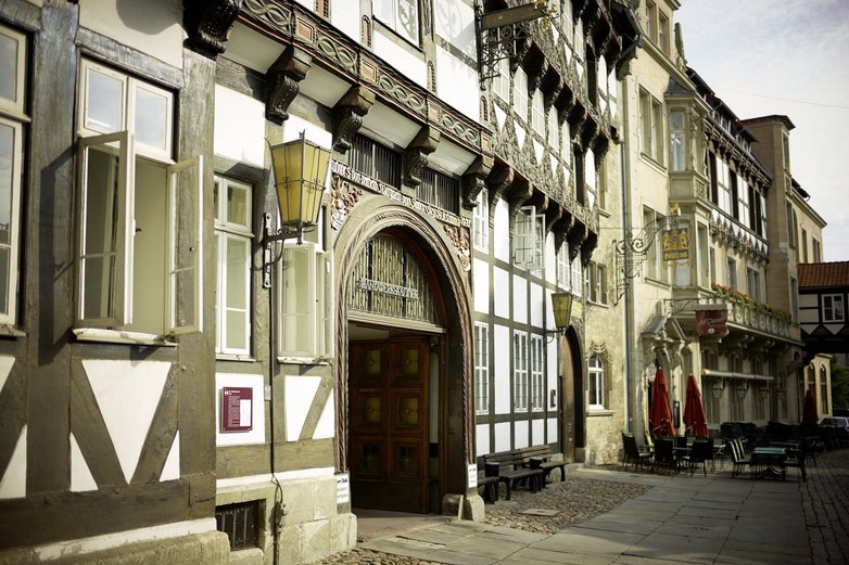 Fachwerkhaus Huneborstelsches Haus auf dem Burgplatz in Braunschweig