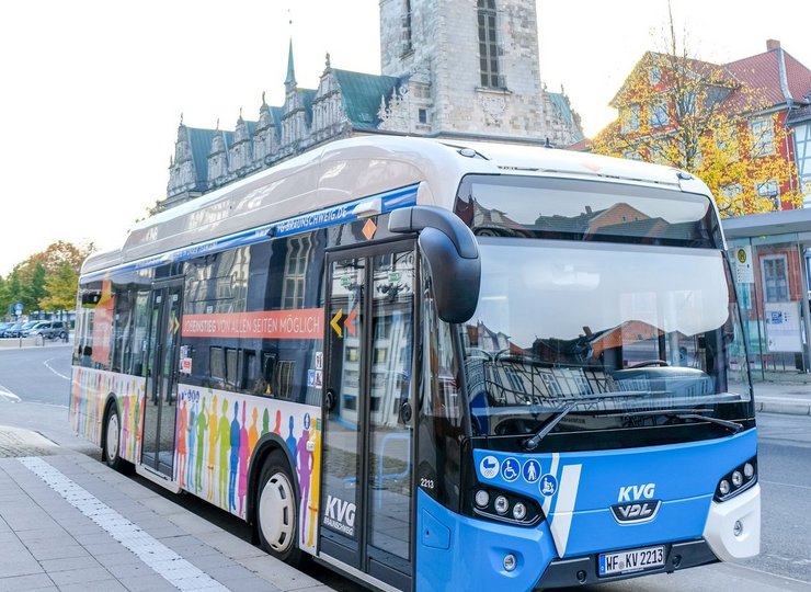 Ein Bus der KVG Braunschweig.