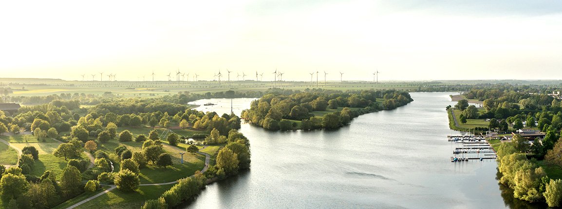 Salzgitter aus der Vogelperspektive, Salzgittersee