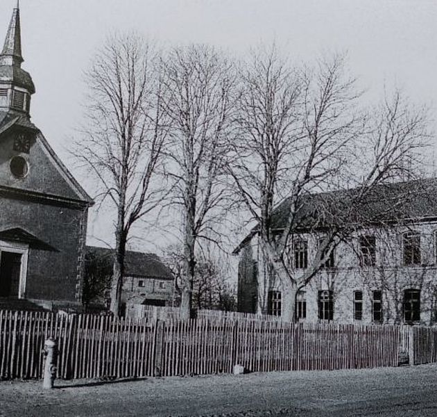 Kirche in Runstedt kurz vor dem Abriss Ende der 50 er Jahre
