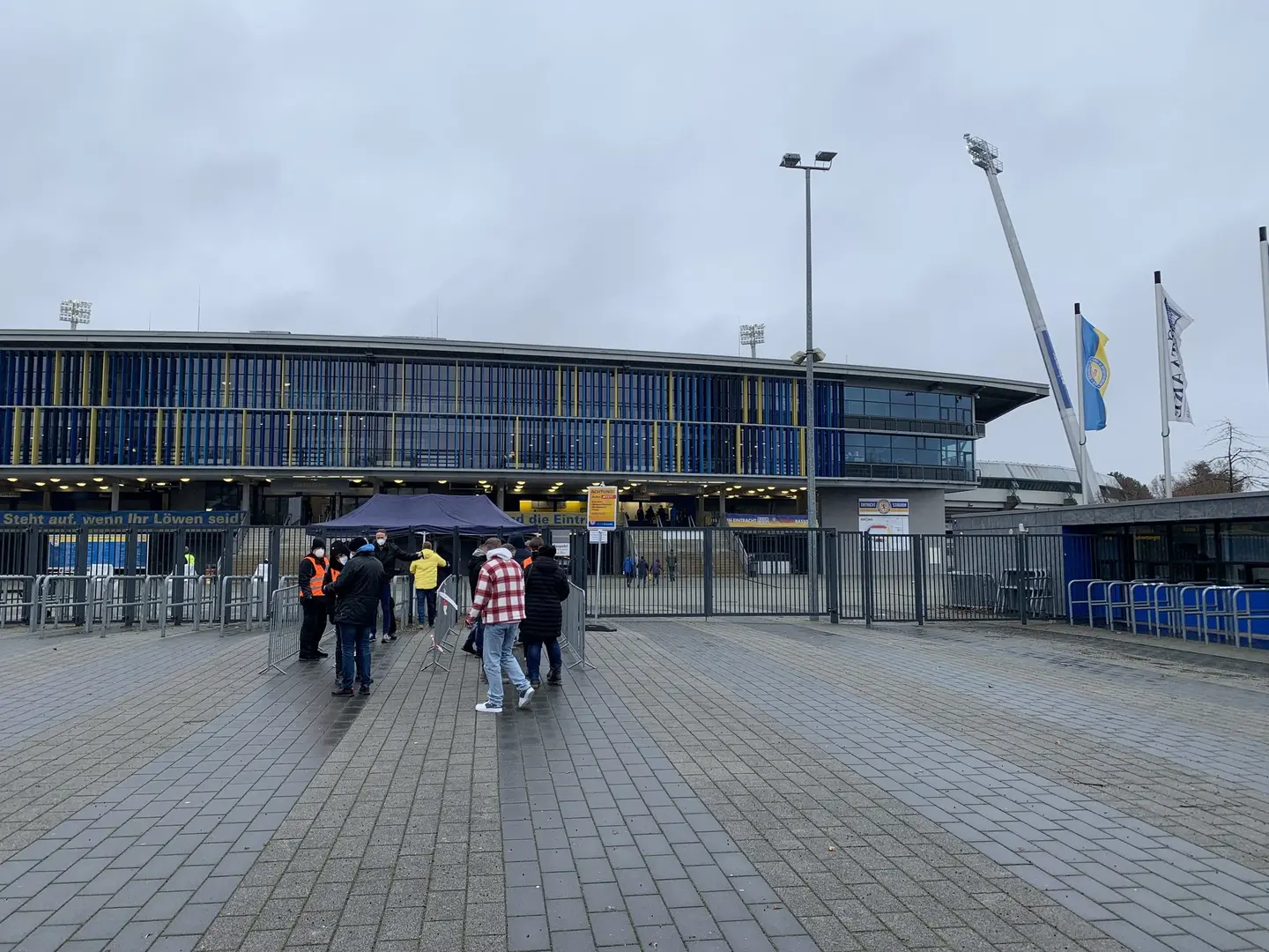 Das Stadion von Eintracht Braunschweig in Braunschweig.