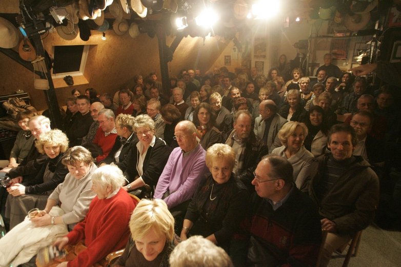 Der Zuschauerraum im teatr Dach e.V. in Wendeburg. 
