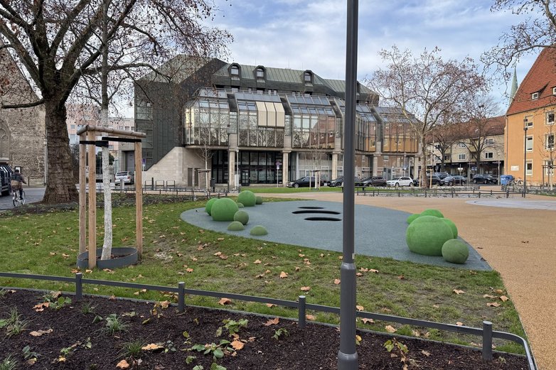 Pocketparks wie dieser in der Kannengießerstraße sollen vielfältigere Nutzungsmöglichkeiten bieten.