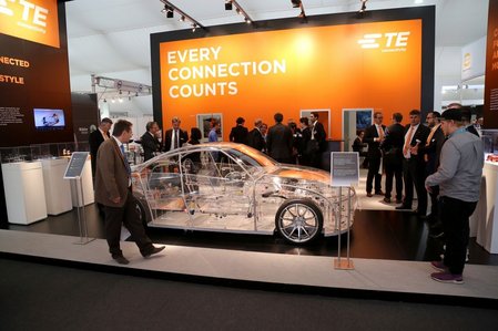 Blickfang auf Messestand_IZB Der eindrucksvolle Blickfang auf einem Messestand.