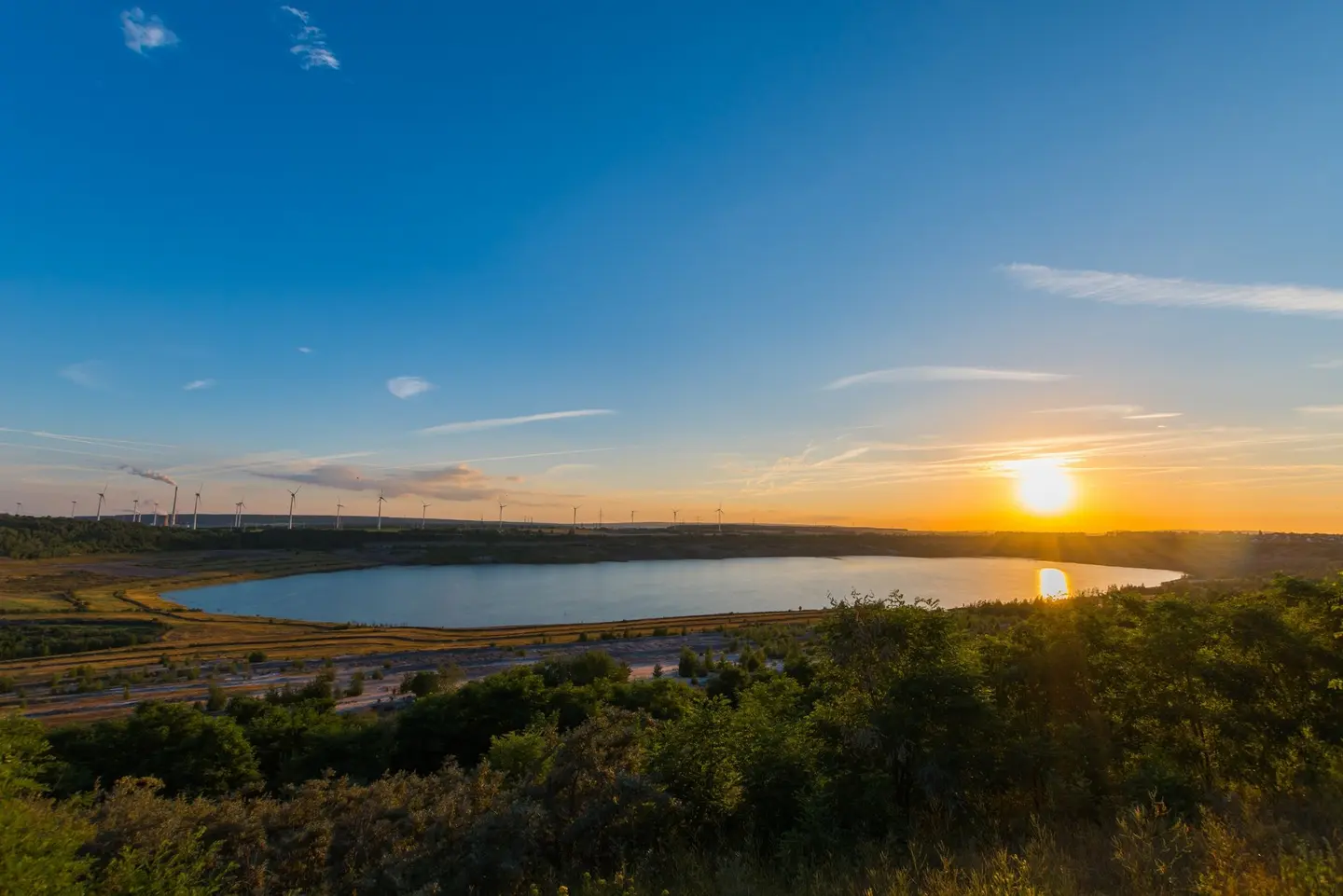 Eine Tour zum Lappwaldsee vor der untergehenden Sonne gehört zu den großen Attraktionen im Landkreis Helmstedt.