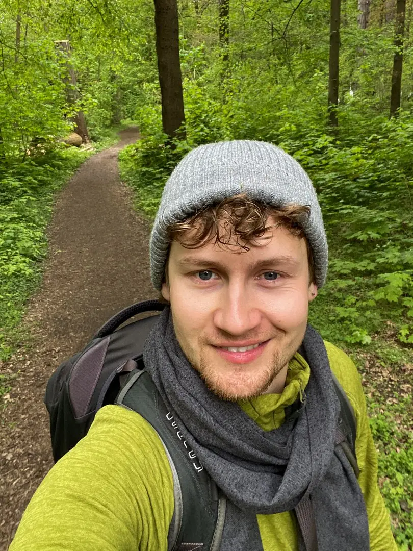 Dennis auf dem Pilgerweg