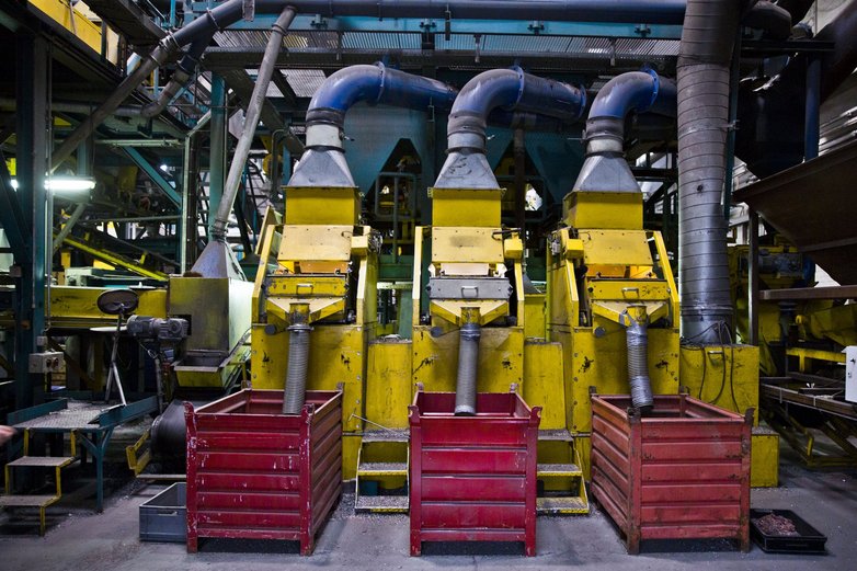 Wertstoffsortierung bei der Electrocycling GmbH