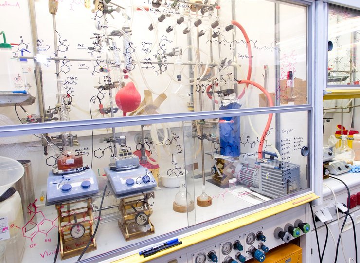 Labor der Biotech -Abteilung "Chemische Biologie" am HZI. 