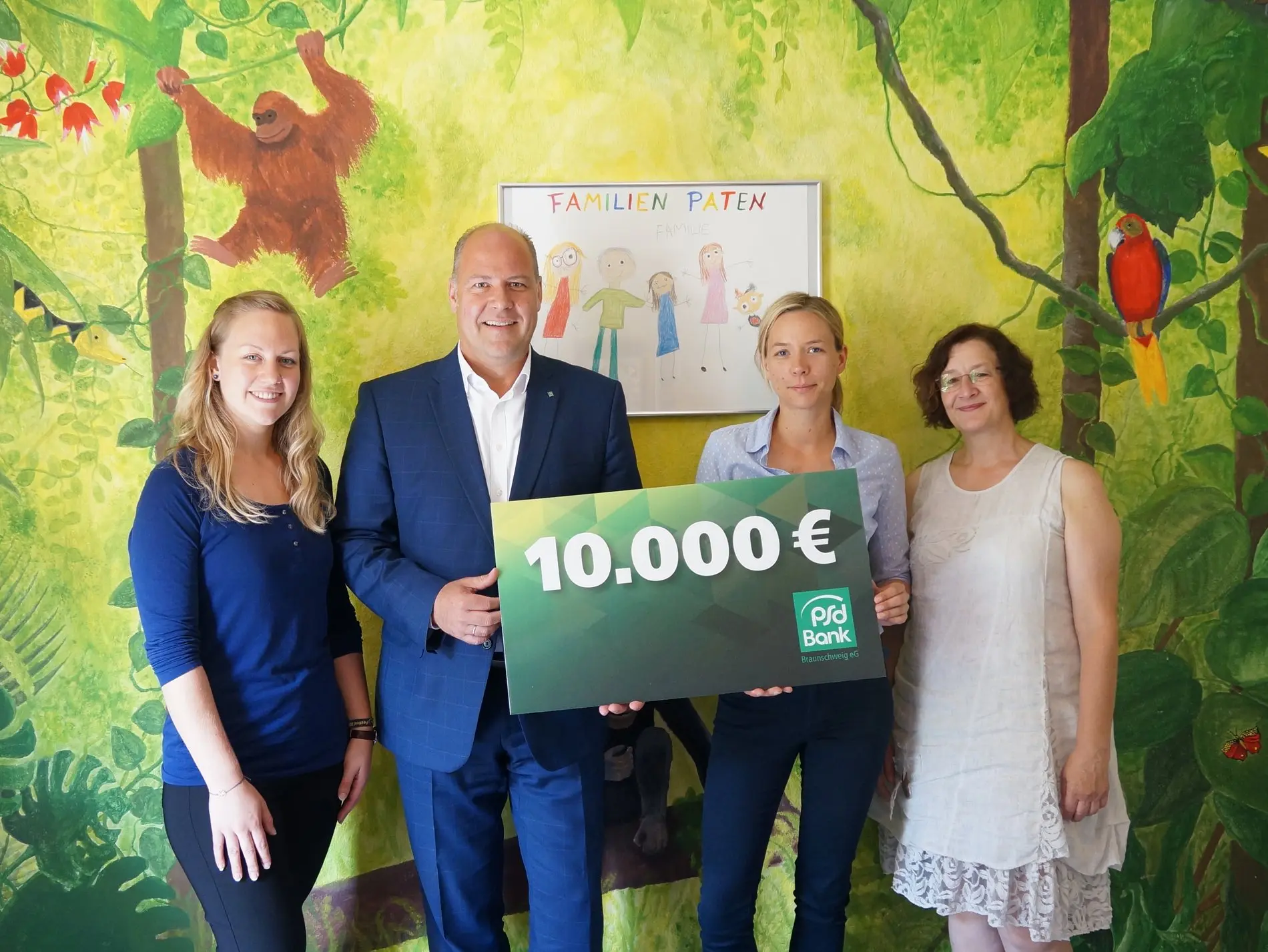 Das Projekt "Familienpaten" vom Kinderschutzbund wird von der PSD-Bank unterstützt. 