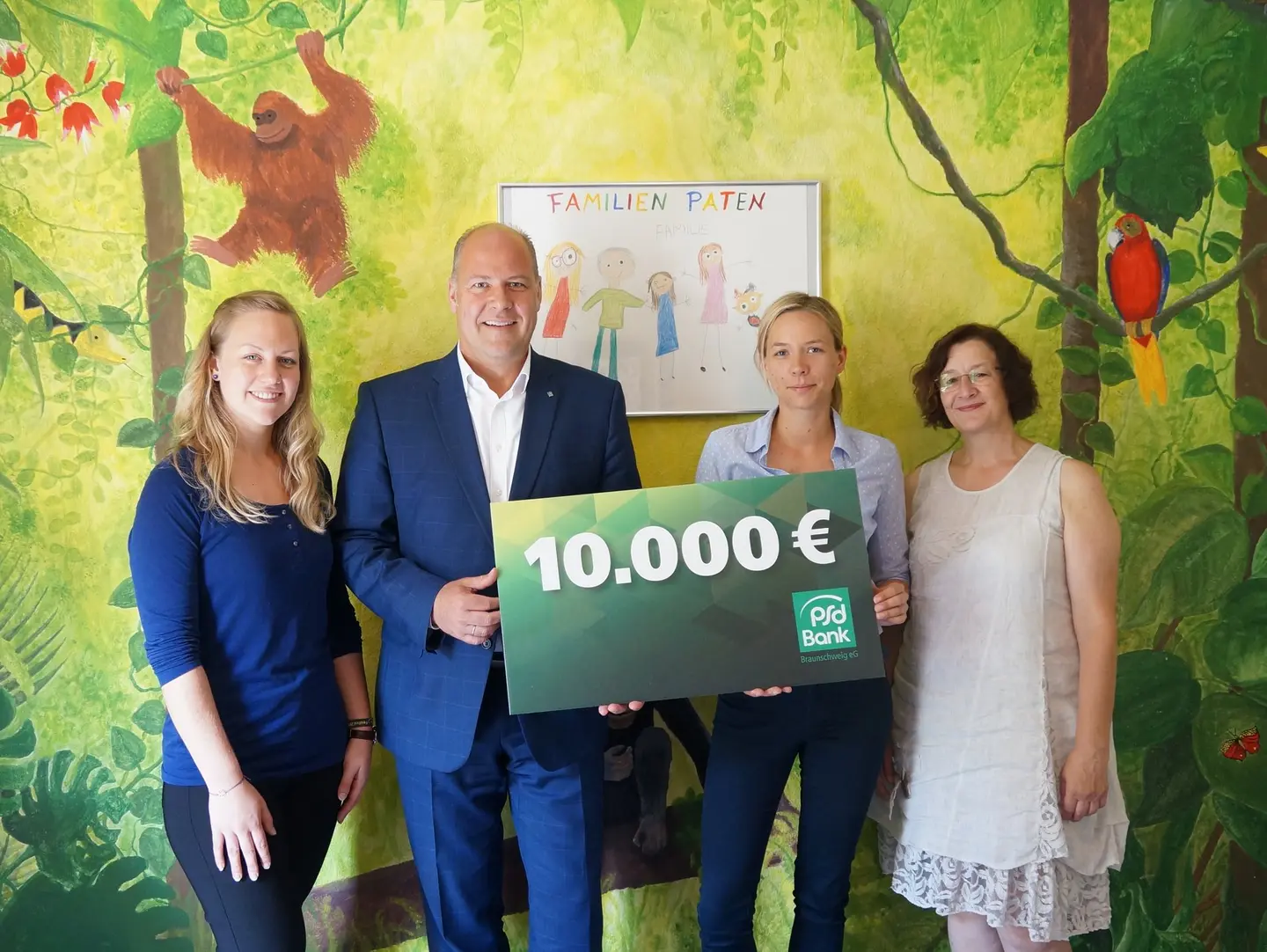Das Projekt "Familienpaten" vom Kinderschutzbund wird von der PSD-Bank unterstützt. 