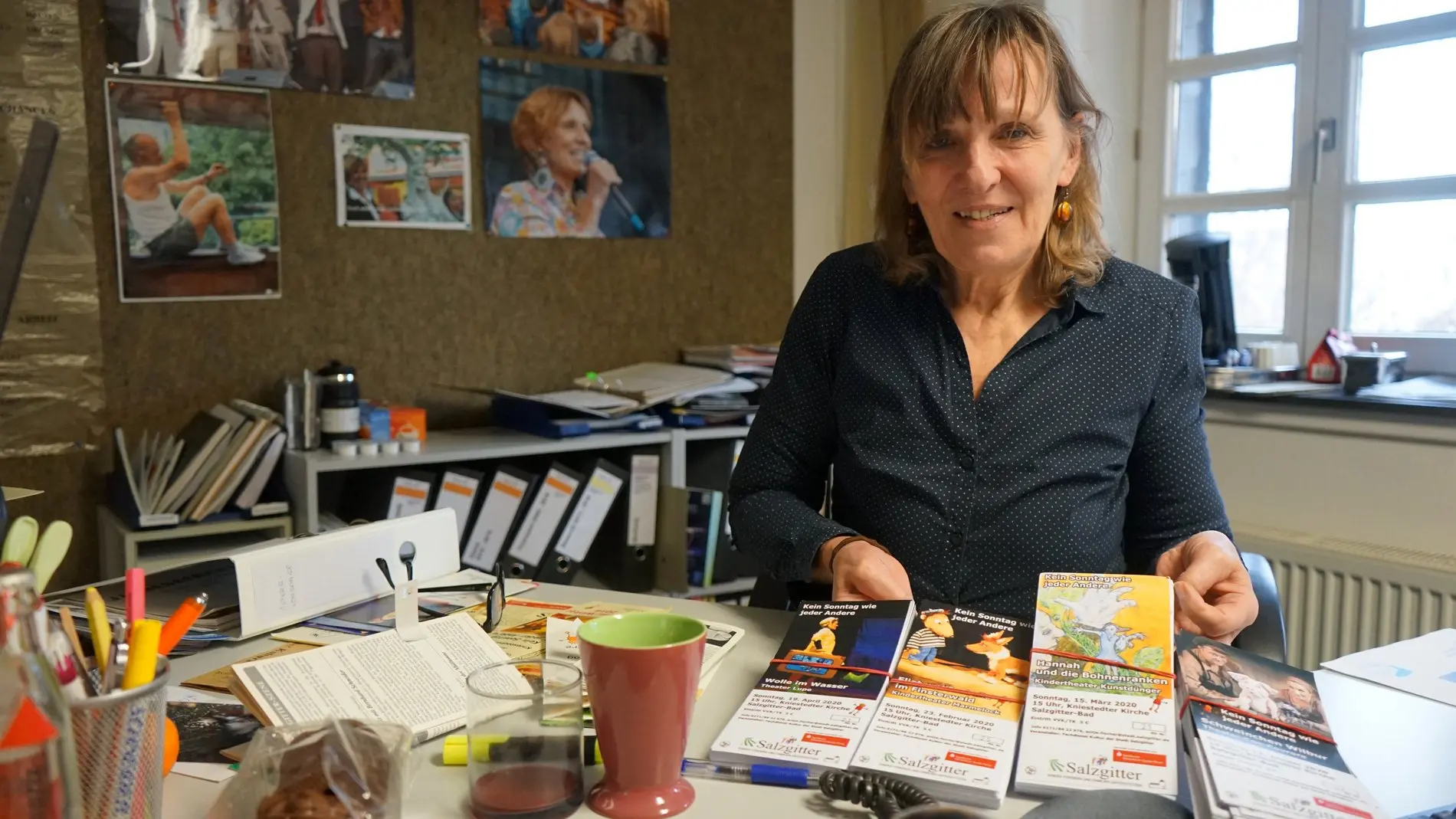 Am Schreibtisch: Antje Fischer vom Kulturdienst der Stadt Salzgitter