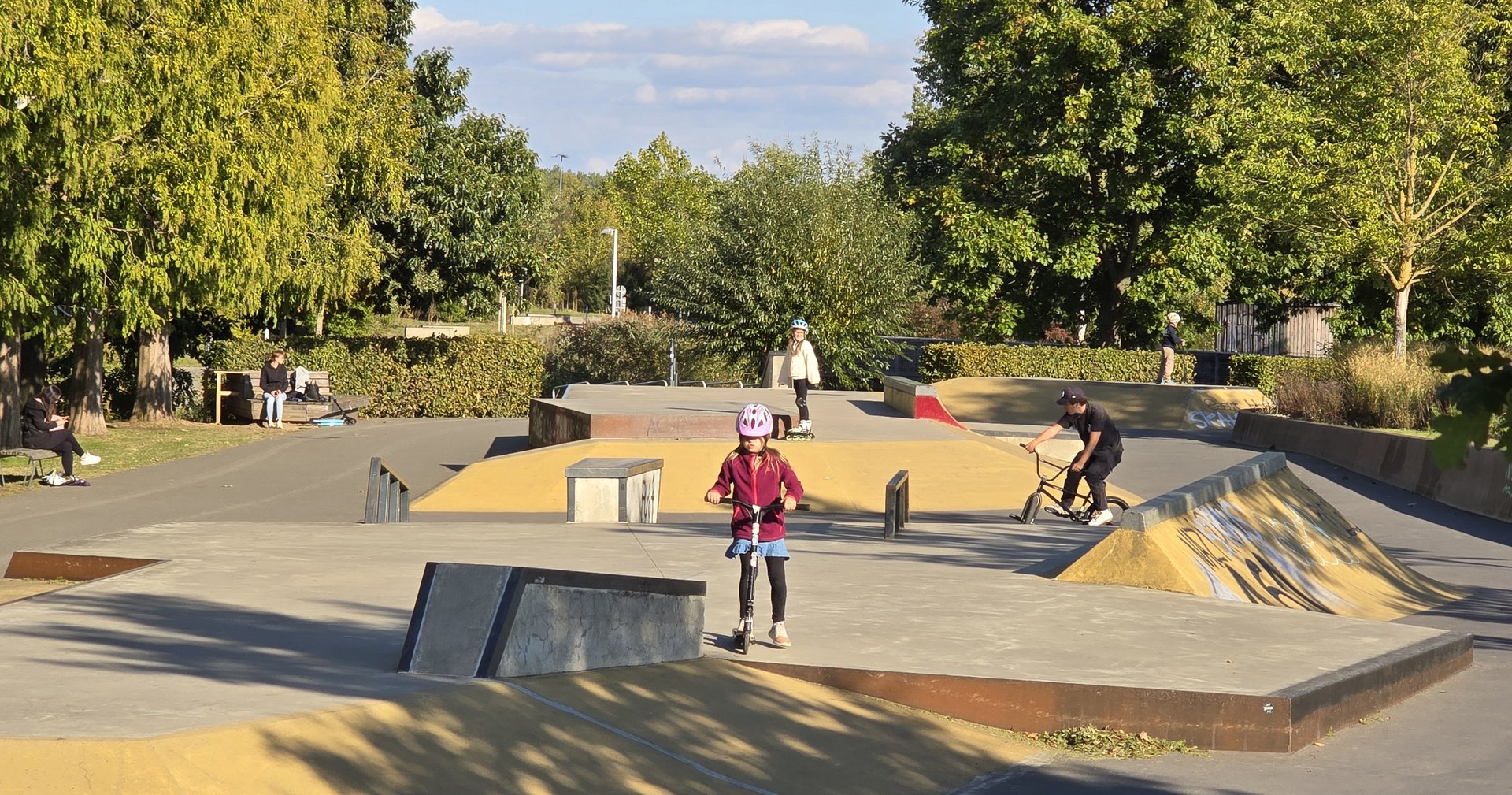 Beliebt und einer der besten Skateparks der Region: die Anlage im Allerpark in Wolfsburg.