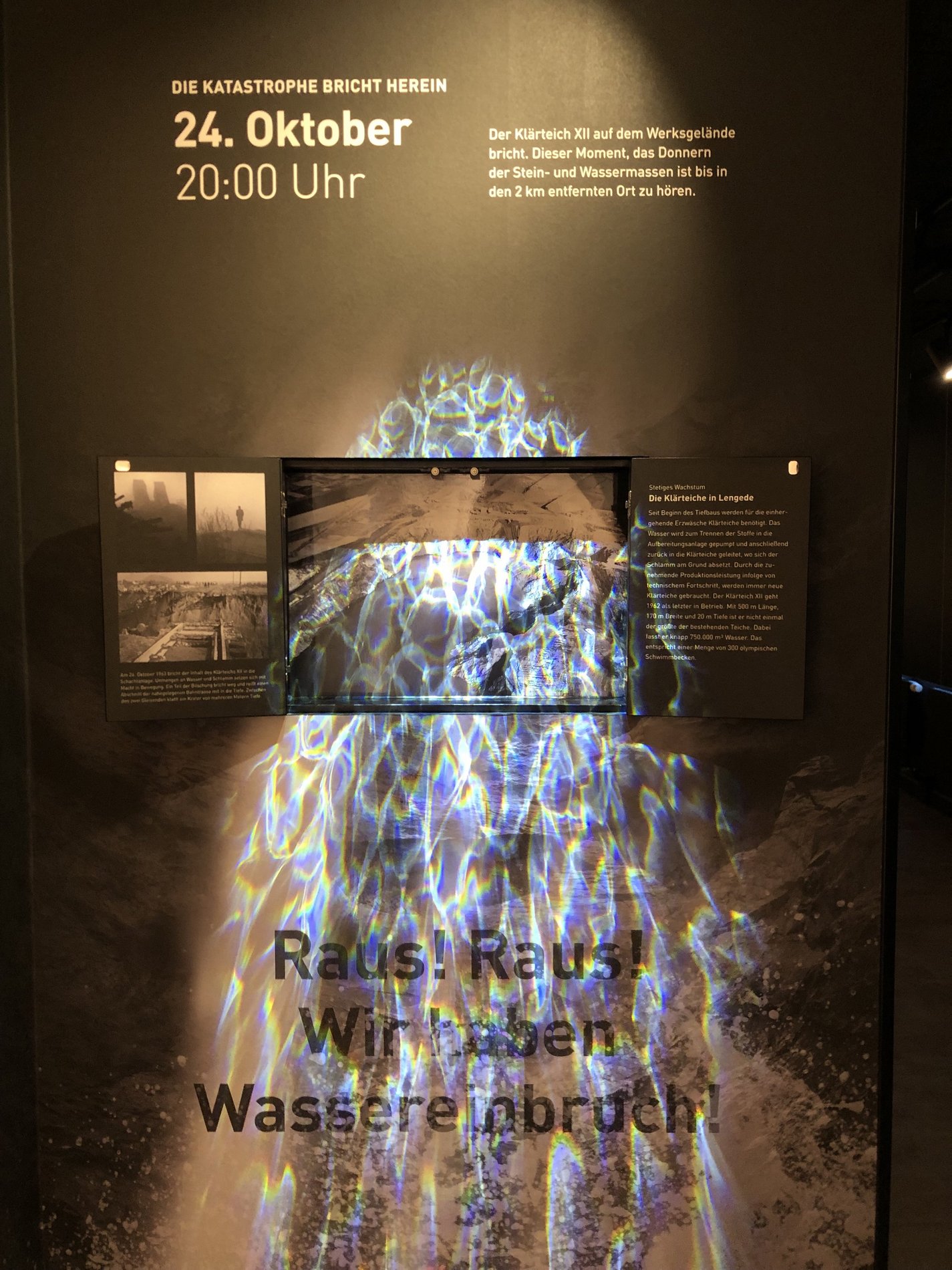 Die Museums Tour bringt die dramatischen Minuten des Wassereinbruchs näher. 