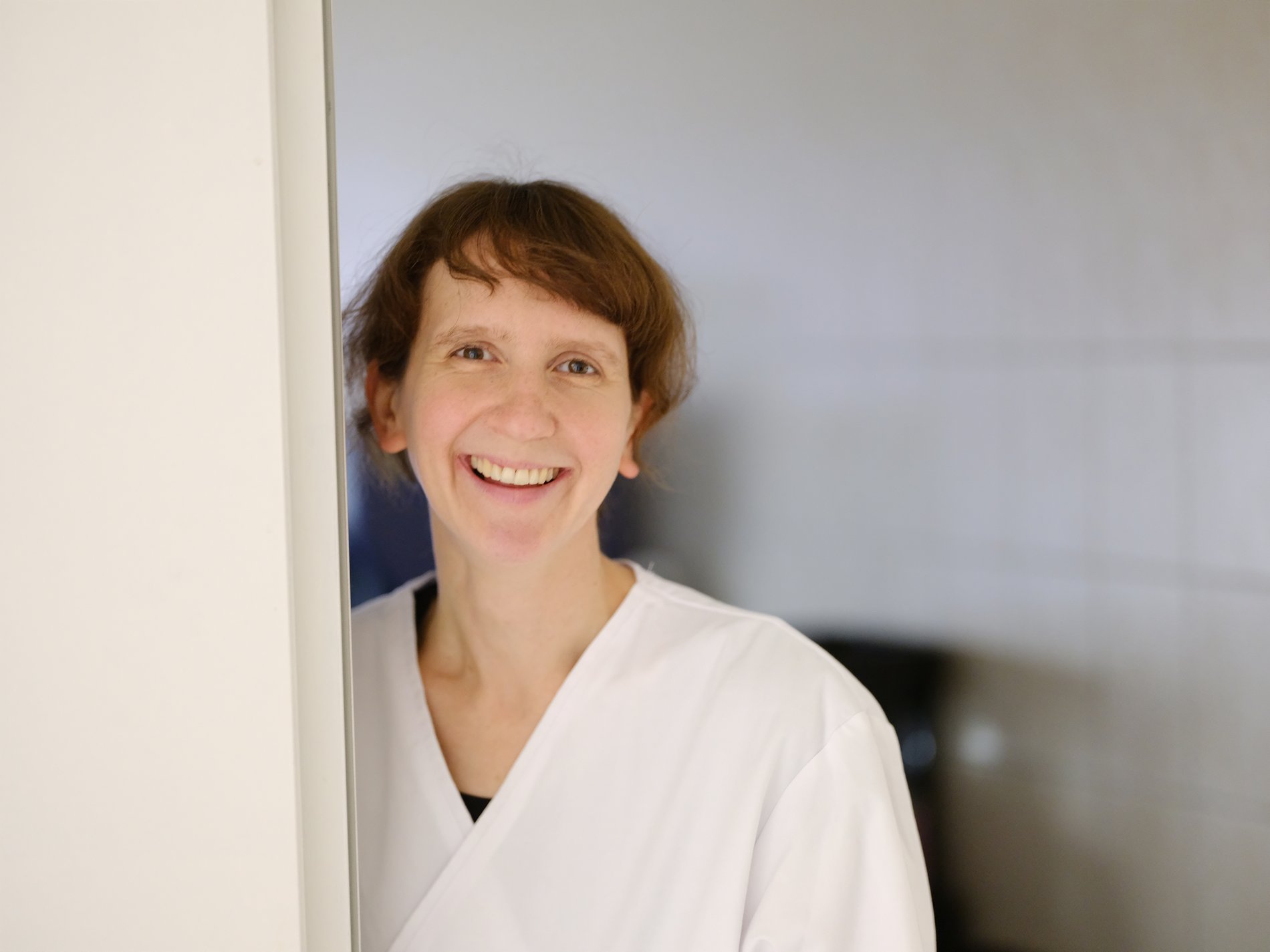 Caroline Ross ist Krankenschwester in der Palliativstation des Marienstift. Hier ist sie „Schwester Caro" für alle.