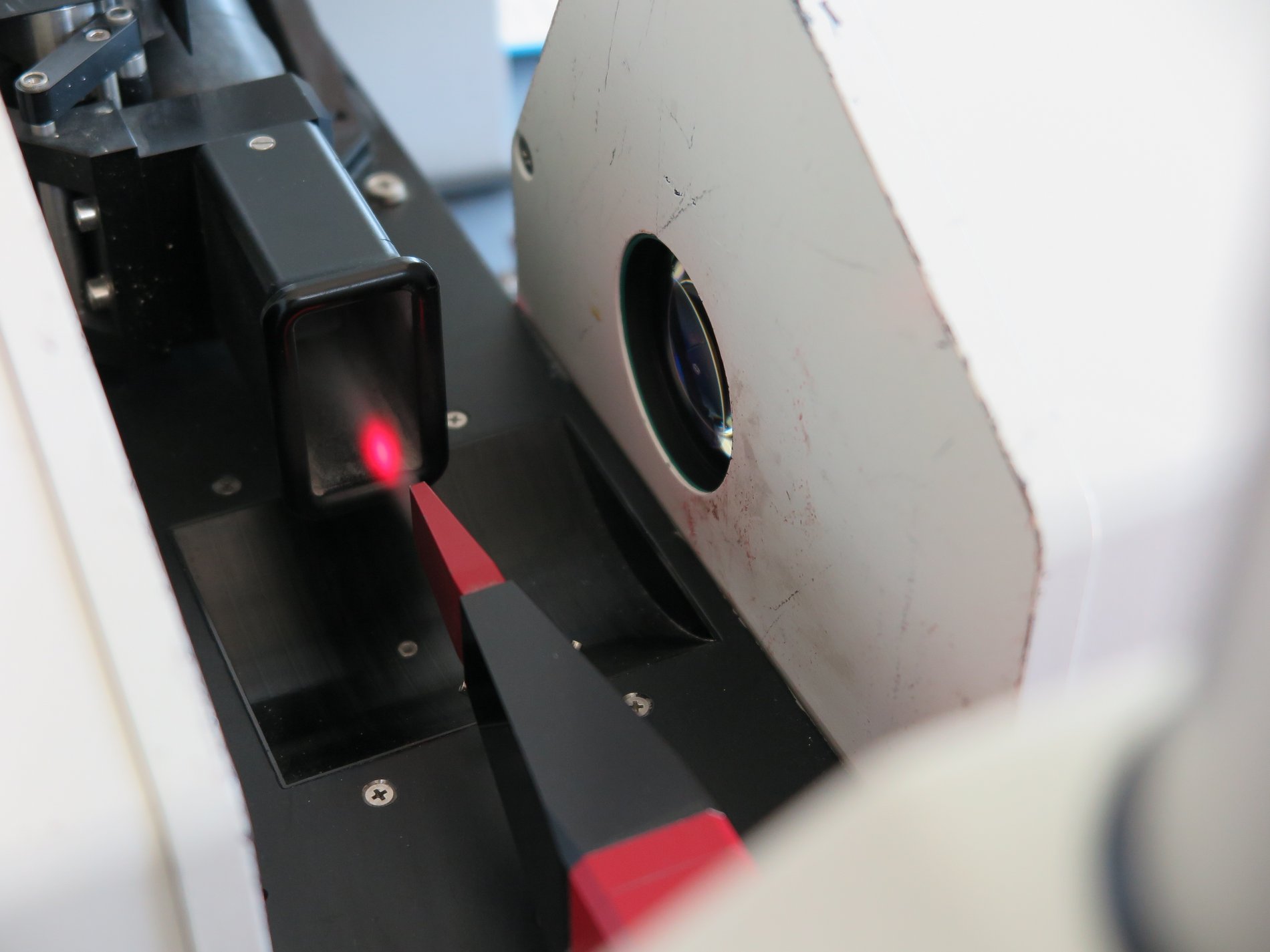 Ein Sympatec-Messinstrument in Clausthal-Zellerfeld.