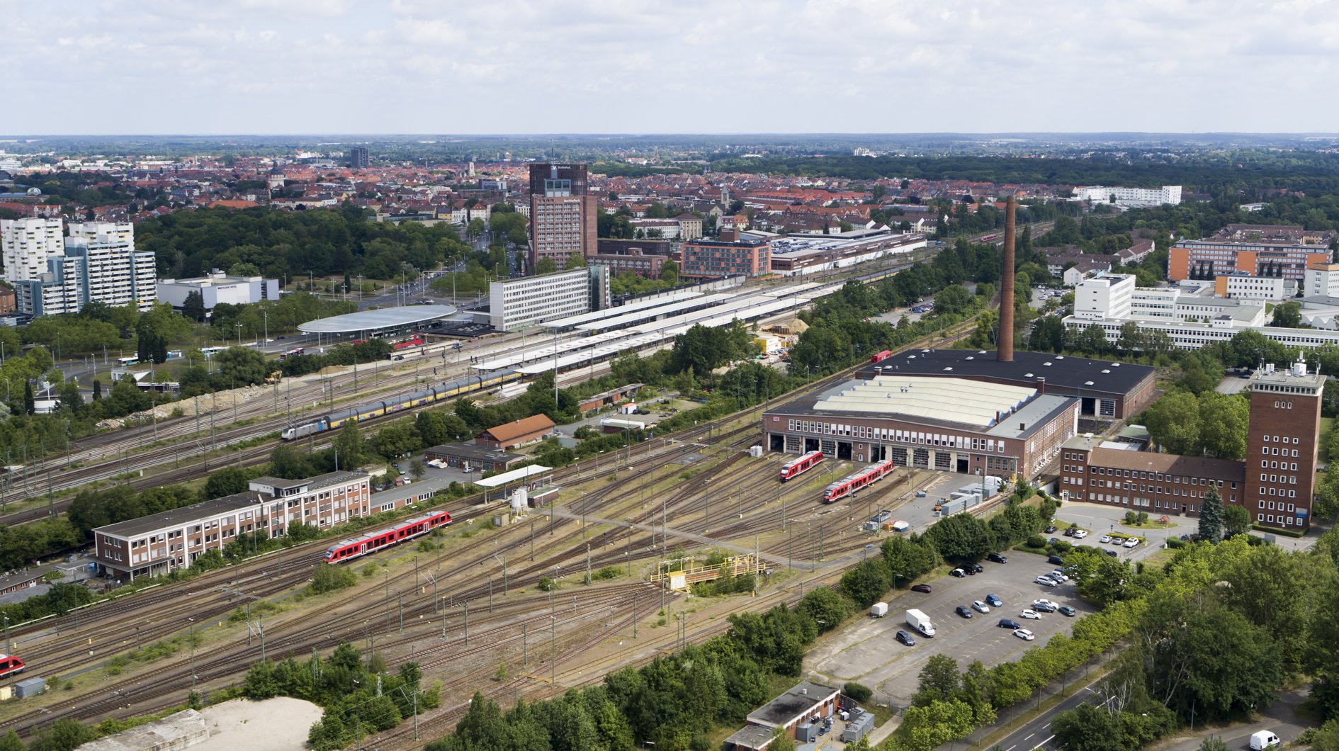 Der Braunschweiger Hauptbahnhof.