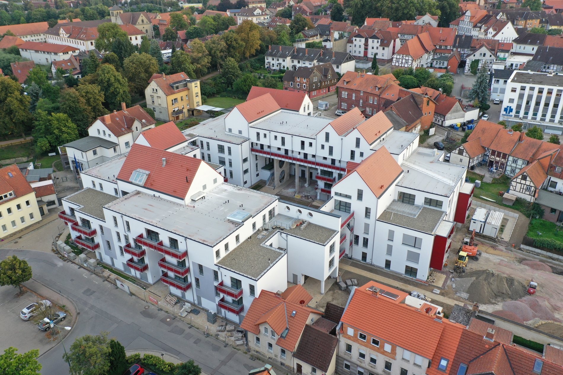 Ein Wohnraumprojekt in einer Altstadt.