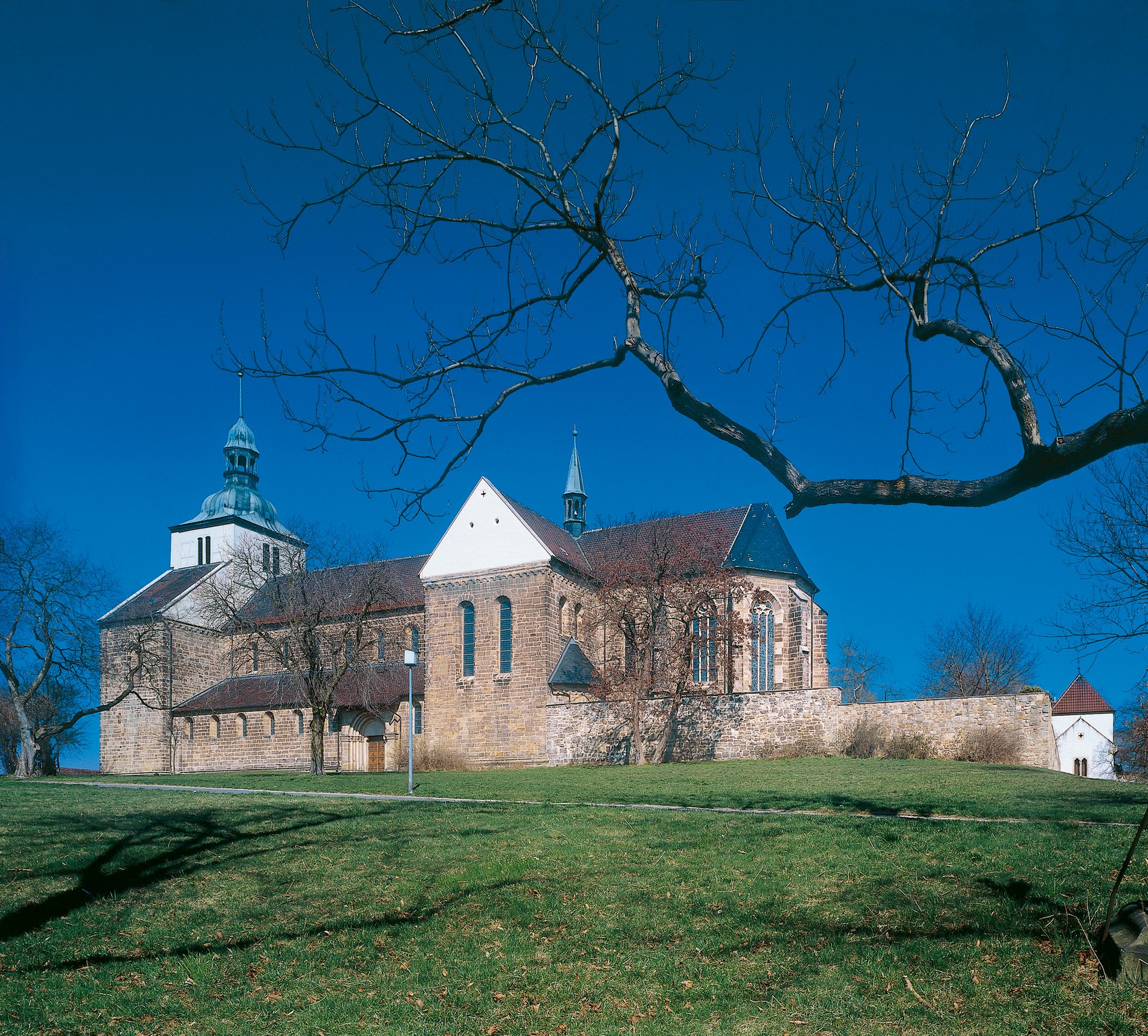 Kirche auf Hügel in Helmstedt