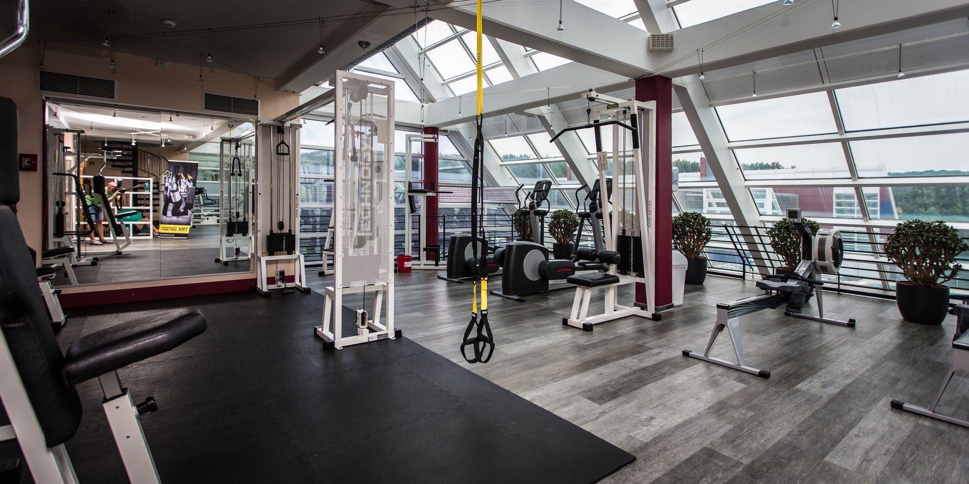 Das Thermalsolbad in Salzgitter-Bad bietet auch Fitness-Möglichkeiten.