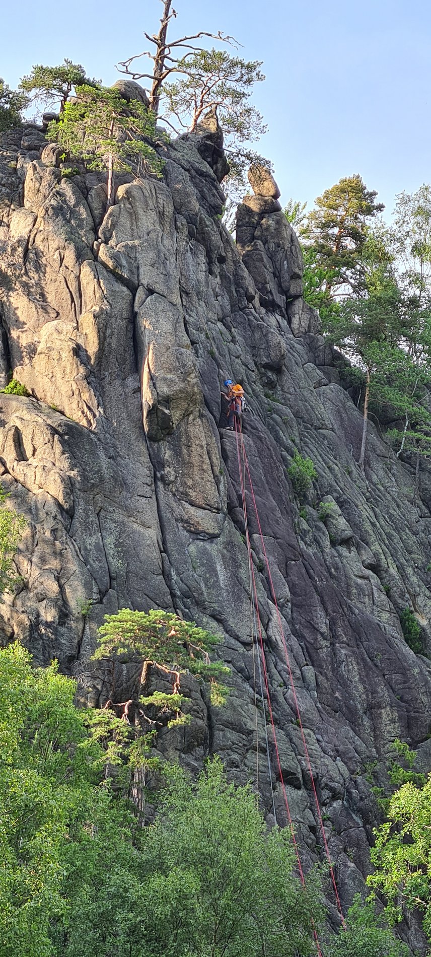 Klippe im Okertal im Landkreis Goslar