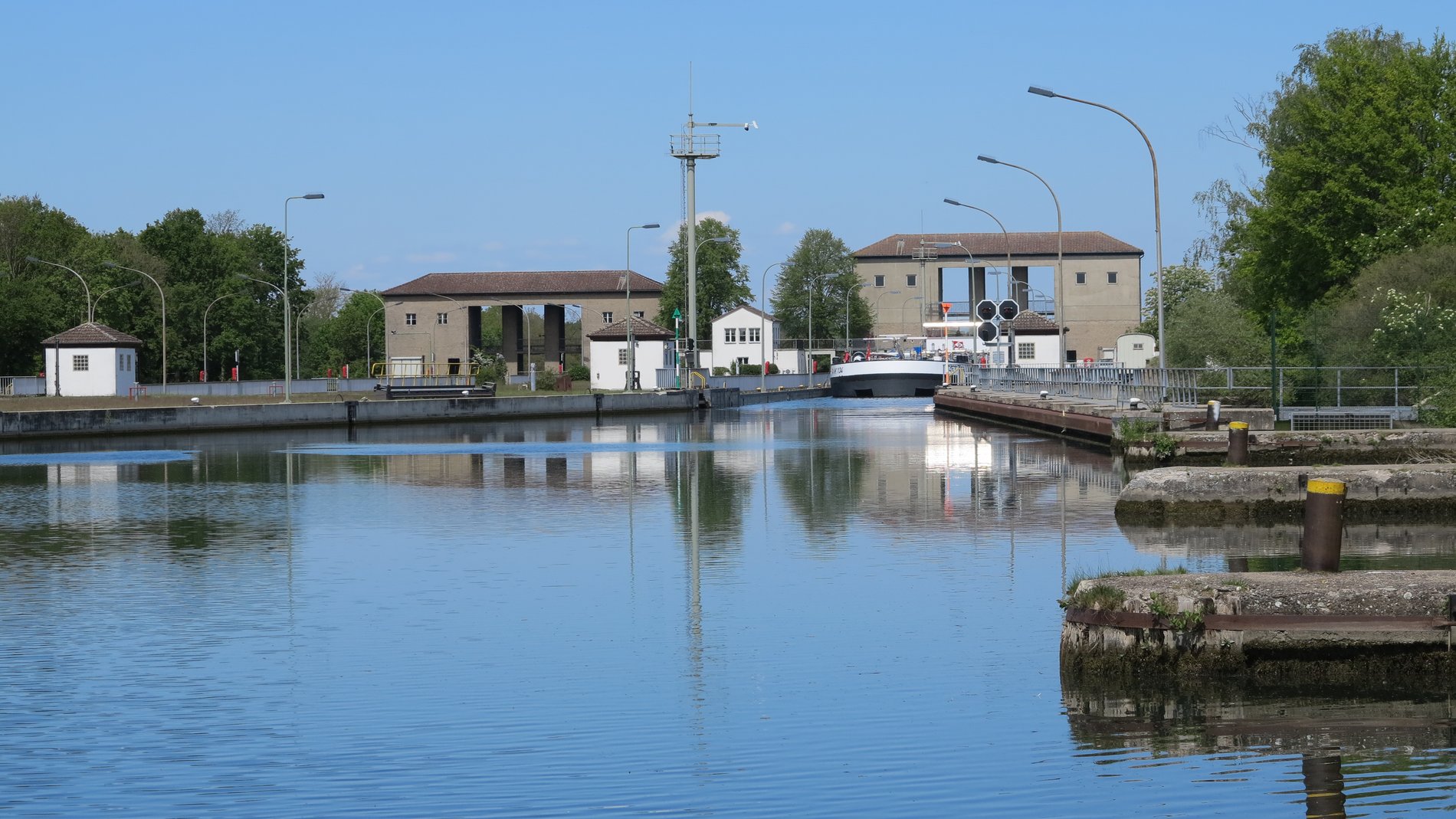 Die Kanalschleuse in Wedtlenstedt.