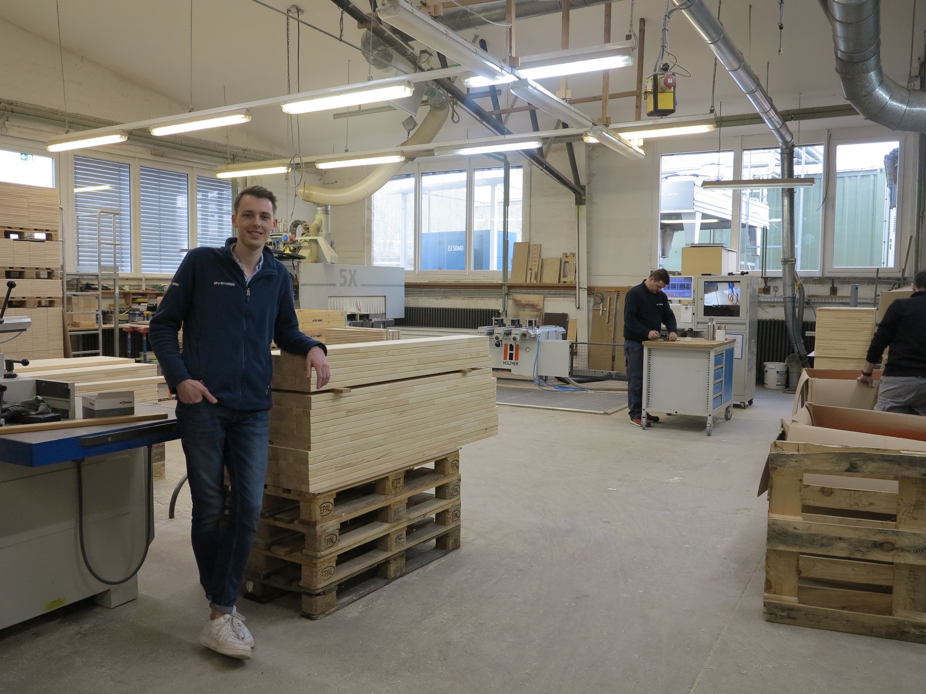 Das Herz des Unternehmens ist die Werkstatt.         