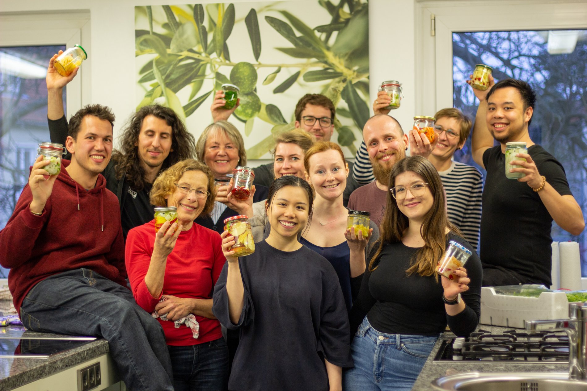 Ein Gruppenbild der Vereinsmitglieder.