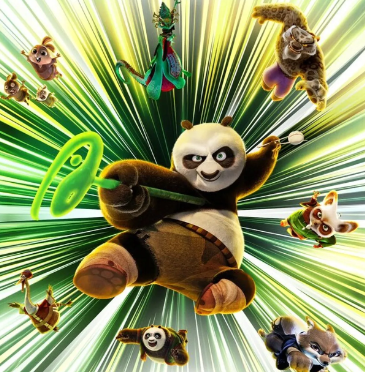 Filmplakat für Kung Fu Panda 4