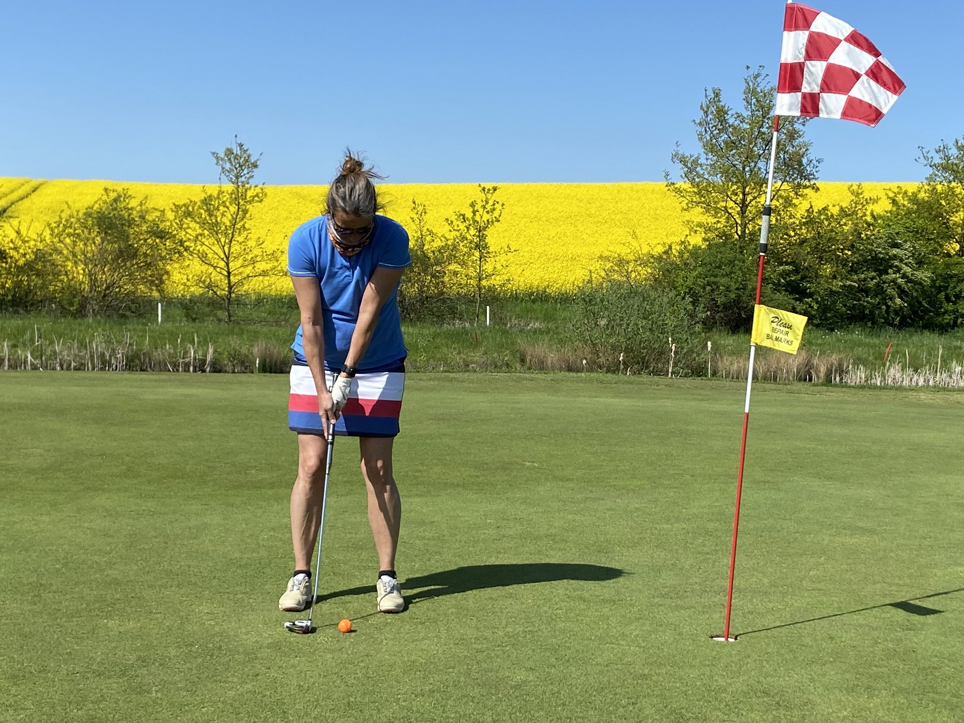 Putten auf dem Grün in Hedwigsburg.