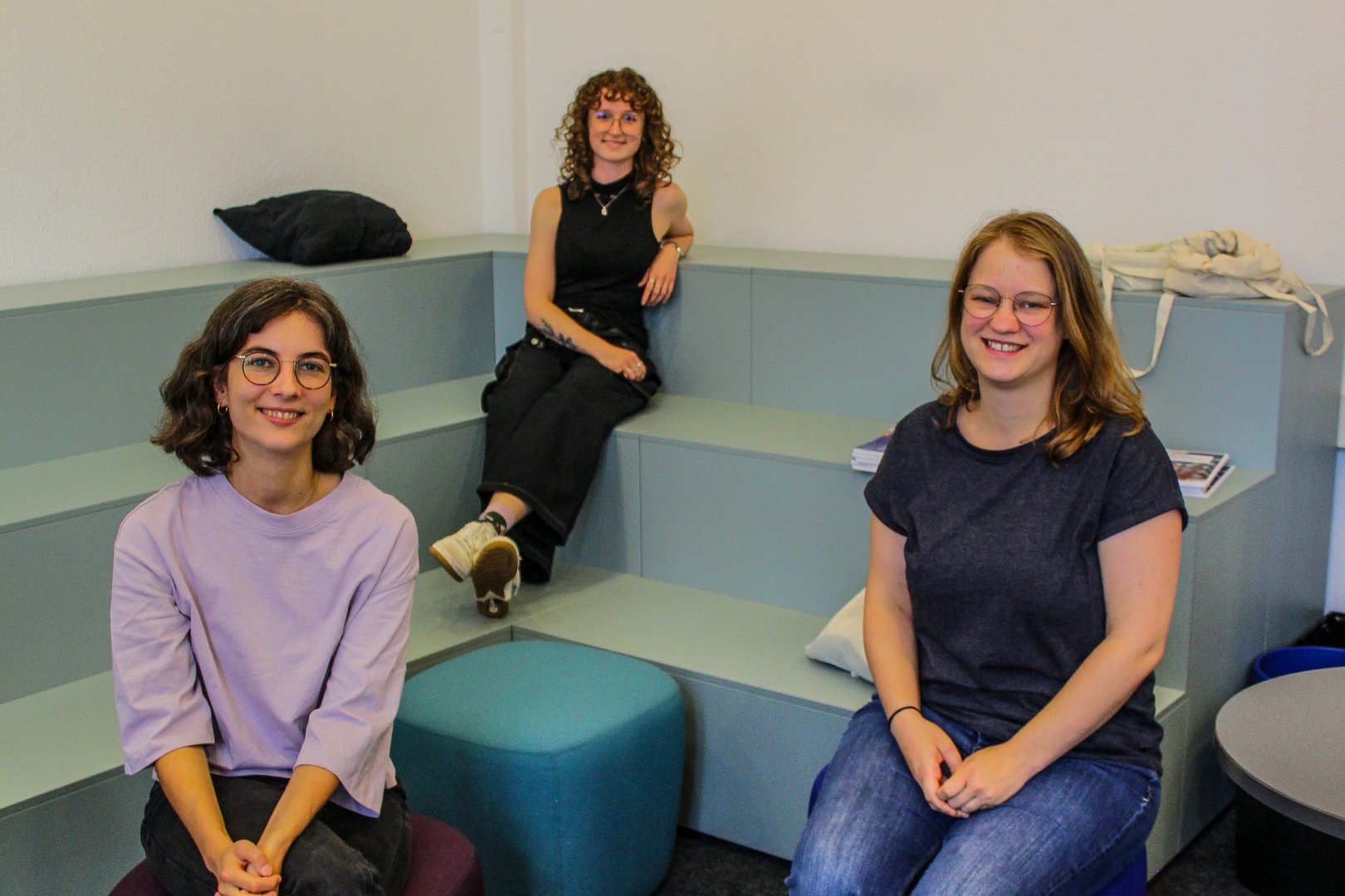 Lea Bergmann, Rebecca Schlißke und Lotte Ziel (v.l.n.r.).